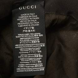 Pre Owned كاب بيسبول غوتشي كانفاس GG مخطط ويب ثنائي اللون مقاس متوسط - ميديوم