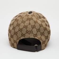 مملوكة مسبقًا قبعة بيسبول غوتشي كانفاس جي جي بيج 