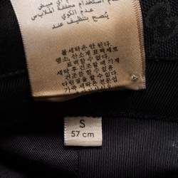 Pre Owned Gucci Black GG Supreme Jacquard Bucket Hat 