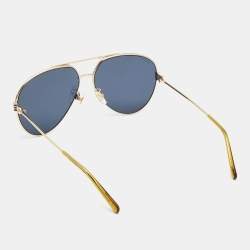Gucci Black/Green Interlocking G Aviator Sunglasses