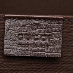 Gucci Beige GG Supreme Canvas Document Portfolio Case