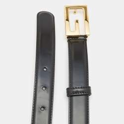 Gucci Black Leather G Buckle Belt 85CM Gucci | The Luxury Closet