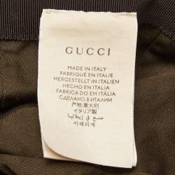 Pre Owned Gucci Beige/Ebony Web Detail Original GG Canvas Baseball Hat L