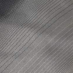 Pre Owned Gucci Dark Grey Ombre Diagonal Striped Silk Tie