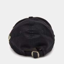Pre Owned Gucci Black NY Yankees Butterfly Cotton Baseball Cap