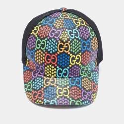 Gucci Multicolor Psychedelic GG Canvas & Mesh Baseball Cap S