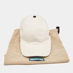 Gucci White GG Embroidered Cotton Baseball Cap Size M