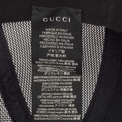 Gucci Beige Tiger Print GG Supreme Canvas & Mesh Baseball Cap XL