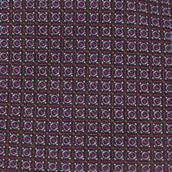 Pre Owned Gucci Purple Jacquard Silk Tie