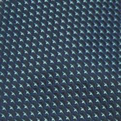 Pre Owned Gucci Teal Blue Patterned Silk  Tie