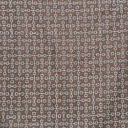 Gucci Brown Printed Cotton Handkerchief 