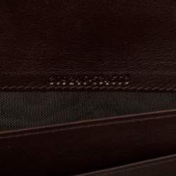 مملوكة مسبقًا Gucci Dark Brown Guccissima Leather Agenda Cover