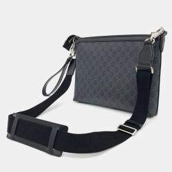 Gucci Grey PVC GG Supreme Handbag 