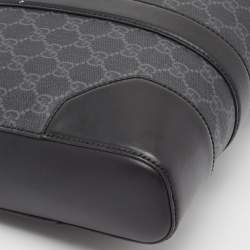 Gucci Black GG Supreme Canvas and Leather Briefcase Bag