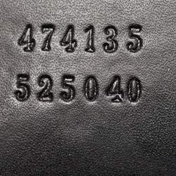 Gucci Black GG Supreme Canvas and Leather Briefcase Bag