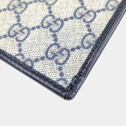 Gucci Beige GG Supreme Horsebit Pouch