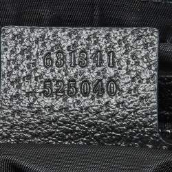 Gucci Black GG Econyl Nylon and Leather Off the Grid Belt Bag