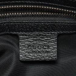 Gucci Black GG Econyl Nylon and Leather Off the Grid Belt Bag
