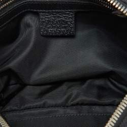 Gucci Black GG Econyl Nylon and Leather Off the Grid Belt Bag