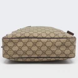 Gucci Beige GG Supreme Canvas Joy Messenger Bag