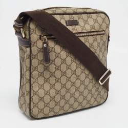 Gucci Beige GG Supreme Canvas Joy Messenger Bag