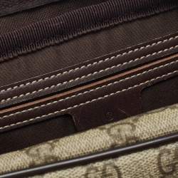 Gucci Beige GG Supreme Canvas Joy Messenger Bag