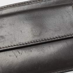Gucci Dark Brown GG Canvas and Leather Bifold Wallet