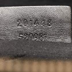 Gucci Black GG Imprime Canvas and Leather Messenger Bag