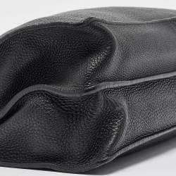 Gucci Black Soft Leather Business Briefcase