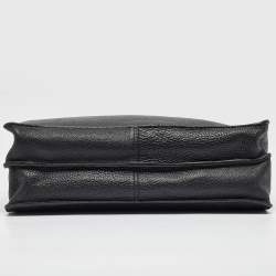 Gucci Black Soft Leather Business Briefcase