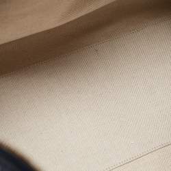 Gucci Navy Blue GG Supreme Canvas and Leather Medium Ophidia Duffel Bag
