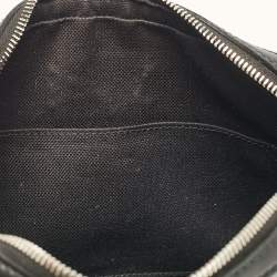 Gucci Black GG Supreme Canvas Wristlet Pouch