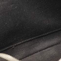 Gucci Black GG Supreme Canvas Wristlet Pouch