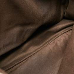 Gucci Dark Brown/Beige GG Supreme Canvas Messenger Bag