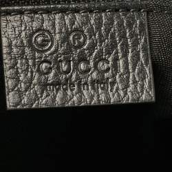 Gucci Black GG Nylon Messenger Bag
