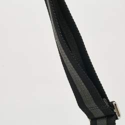 Gucci Black GG Nylon Messenger Bag