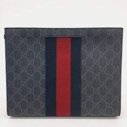 Gucci GG Supreme Web Pouch