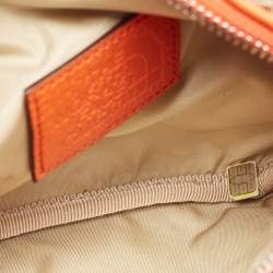 Gucci x The North Face Beige/Orange GG Canvas Belt Bag
