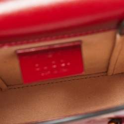 Gucci Red Calfskin Mini Horsebit 1955 Crossbody Bag