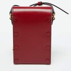 Gucci Red Calfskin Mini Horsebit 1955 Crossbody Bag
