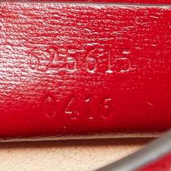 Gucci Red Calfskin Mini Horsebit 1955 Crossbody Bag