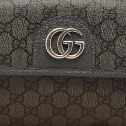 Gucci Grey GG Supreme Canvas Small Ophidia Belt Bag