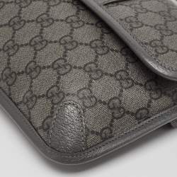 Gucci Grey GG Supreme Canvas Small Ophidia Belt Bag