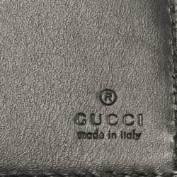 Gucci Black GG Supreme Canvas Wolf Print Bifold Wallet