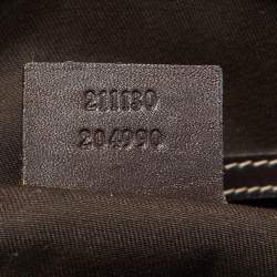Gucci Beige/Brown GG Supreme Canvas and Leather Web Flap Messenger Bag
