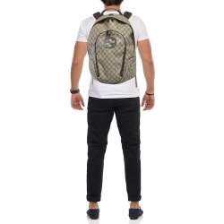 Gucci Beige/Brown GG Supreme Canvas Interlocking G Backpack