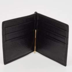 Pre Owned Gucci Black GG Canvas Hysteria Money Clip Wallet