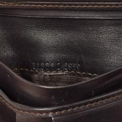 Gucci Beige/Brown GG Canvas and Leather Bifold Wallet