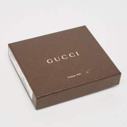 Gucci Black GG Canvas Web Bifold Wallet
