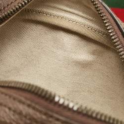 Gucci x Adidas Brown/Beige GG Crystal Canvas and Leather Mini Duffle Bag